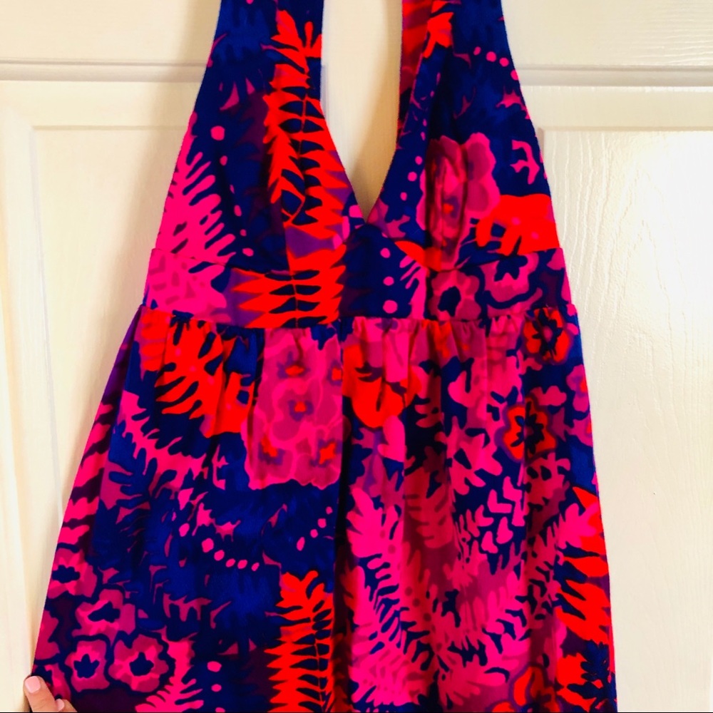 Vintage Colorful Maxi Dress - fits like and XS